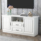 Wooden TV Cabinet Traditional Style Home Living Room Stand Console with Drawers White Clearhalo 'furn' 'furn_tv_stands_entertainment_centers' 'Furniture' 'Living Room Furniture' 'TV Stands & Entertainment Centers' 'TV Stands & Media Storage Furniture' 'tv_stands_entertainment_centers' 5959166