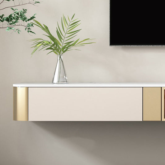 Armadio TV in ardesia Stile splendido Simple casa TV montata a parete console