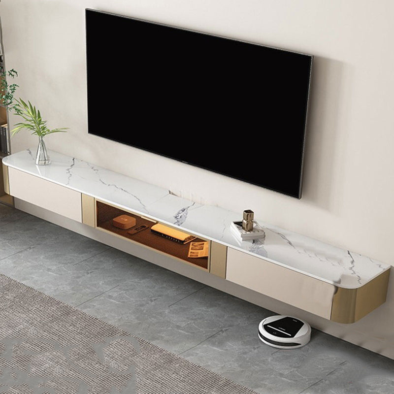 Armadio TV in ardesia Stile splendido Simple casa TV montata a parete console