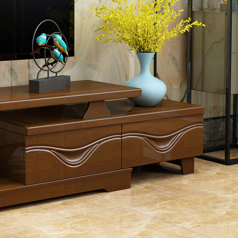 Wooden TV Stand Console Traditional Style Home TV Cabinet with Drawers Clearhalo 'furn' 'furn_tv_stands_entertainment_centers' 'Furniture' 'Living Room Furniture' 'TV Stands & Entertainment Centers' 'TV Stands & Media Storage Furniture' 'tv_stands_entertainment_centers' 5959214