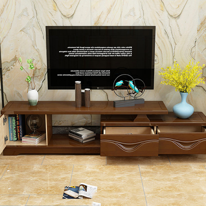 Wooden TV Stand Console Traditional Style Home TV Cabinet with Drawers Clearhalo 'furn' 'furn_tv_stands_entertainment_centers' 'Furniture' 'Living Room Furniture' 'TV Stands & Entertainment Centers' 'TV Stands & Media Storage Furniture' 'tv_stands_entertainment_centers' 5959218