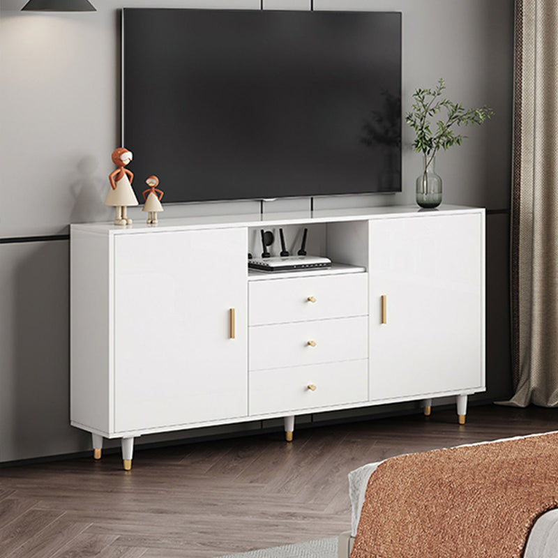 Cabinet télévisé en bois Modern Minimalist Home Open TV Stand Console