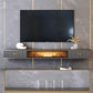 Black Slate TV Cabinet Gorgeous Style Home Wall Mounted TV Cabinet Console