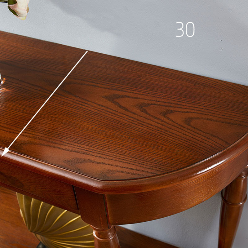 Tavolo console in legno in legno in legno tavolo da accento moderno di metà secolo per Hall