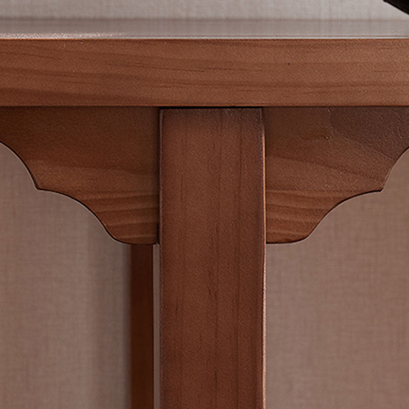 Tavolo da console di legno Tavolo di accento moderno di mezza secolo per Hall