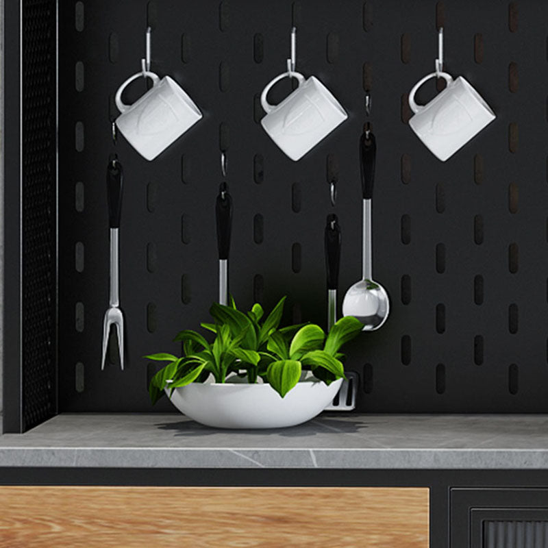 Aparador de estilo moderno con cajones de madera y almacenamiento para comedor de cocina