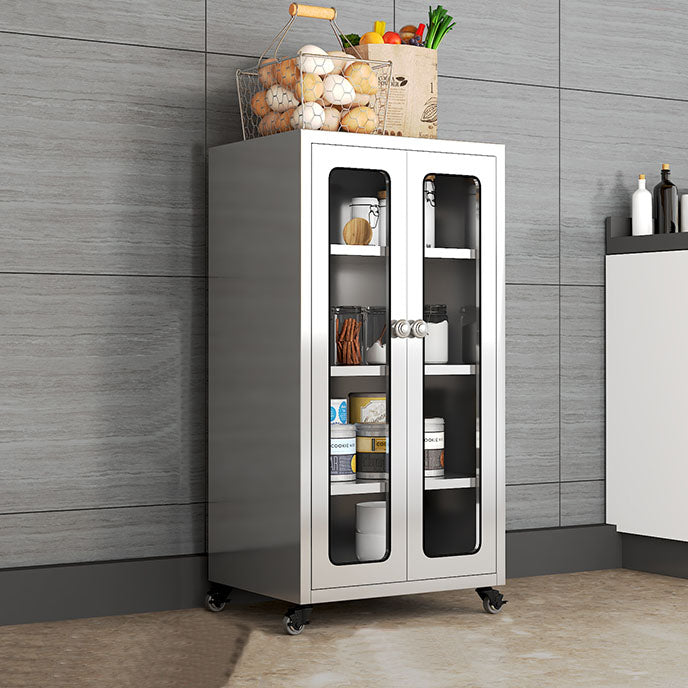 Aparador de metal de tablero lateral de estilo moderno con puerta para uso de la cocina