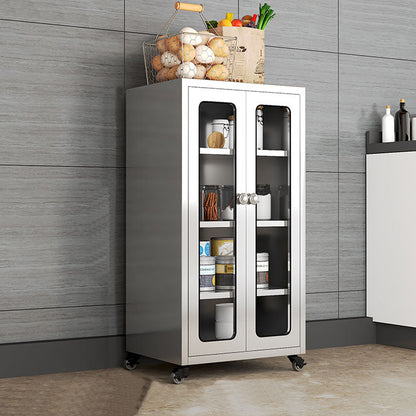 Aparador de metal de tablero lateral de estilo moderno con puerta para uso de la cocina