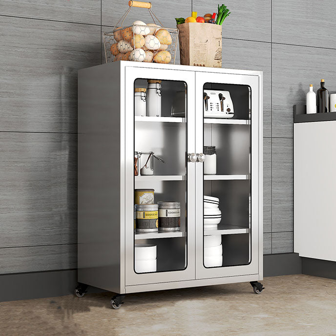 Aparador de metal de tablero lateral de estilo moderno con puerta para uso de la cocina