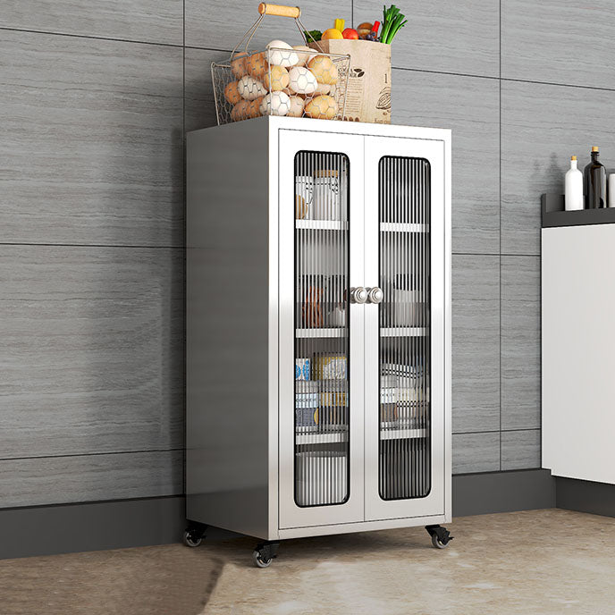 Aparador de metal de tablero lateral de estilo moderno con puerta para uso de la cocina