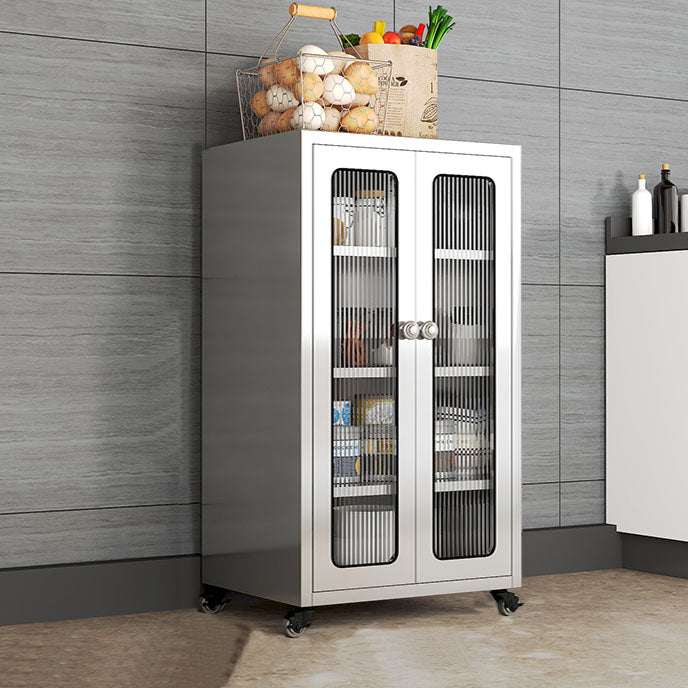 Aparador de metal de tablero lateral de estilo moderno con puerta para uso de la cocina