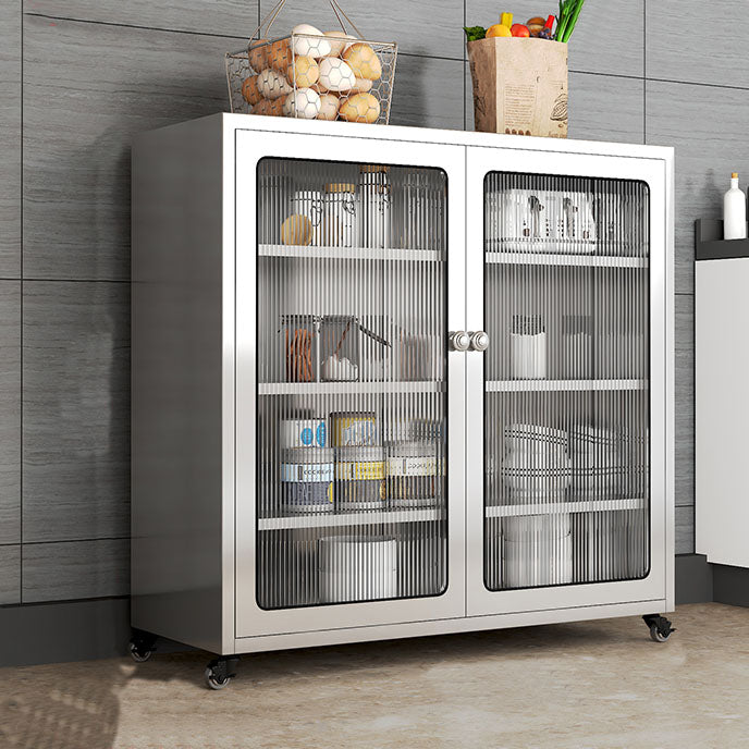 Aparador de metal de tablero lateral de estilo moderno con puerta para uso de la cocina