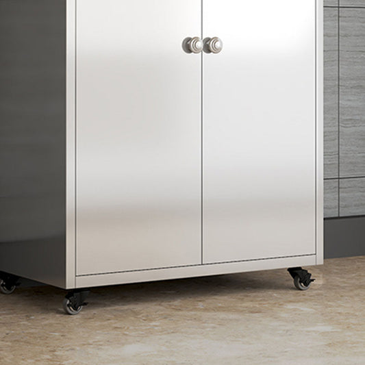 Moderne stijl zijbord metalen dressoir met deur voor keukengebruik