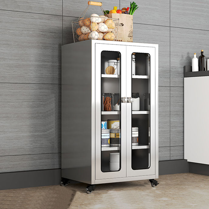 Aparador de metal de tablero lateral de estilo moderno con puerta para uso de la cocina