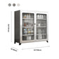 Aparador de metal de tablero lateral de estilo moderno con puerta para uso de la cocina