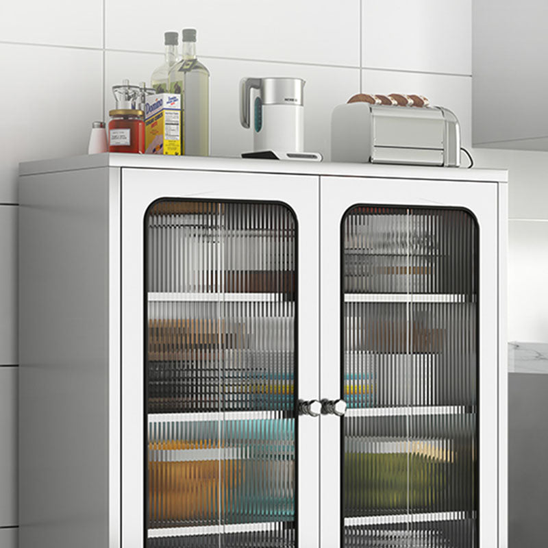 Plate-forme de style moderne plate latérale en métal avec porte à domicile