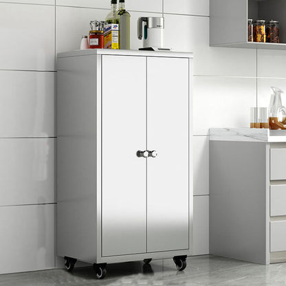 Plate-forme de style moderne plate latérale en métal avec porte à domicile