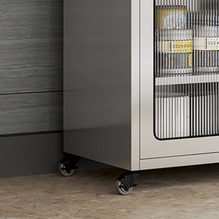 Panneau latéral de style moderne Carte de métal latérale avec porte à domicile