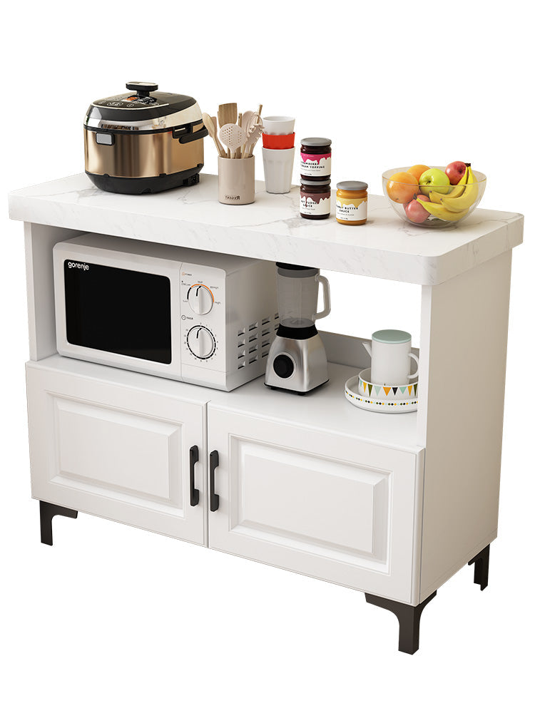 Modern Sideboard Stone Top Sideboard with Door for Kitchen Use Clearhalo 'buffet_sideboard' 'Buffets & Sideboards' 'furn' 'furn_buffet_sideboard' 'Furniture' 'Kitchen & Dining Furniture' 5959995