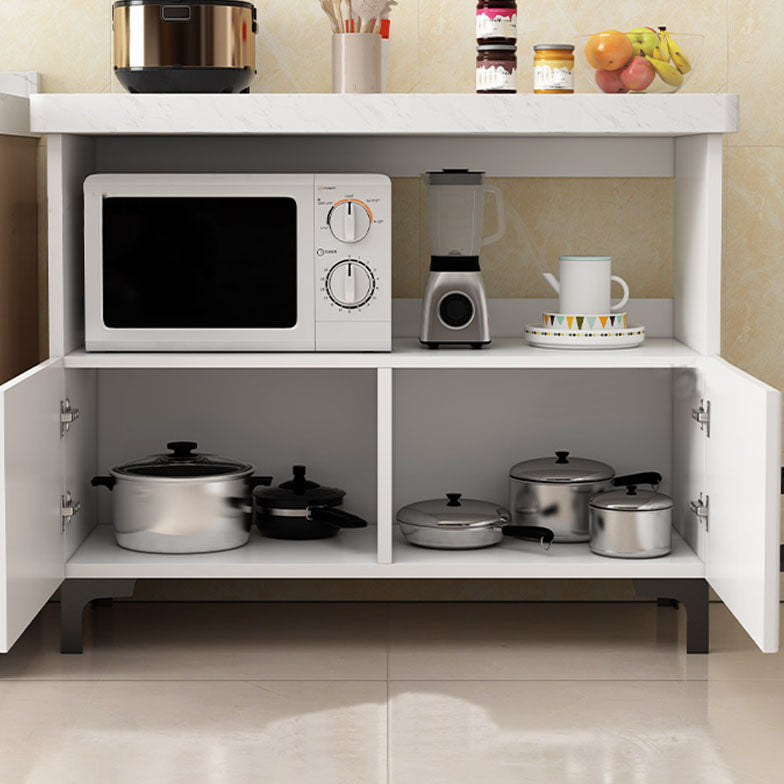 Modern Sideboard Stone Top Sideboard with Door for Kitchen Use Clearhalo 'buffet_sideboard' 'Buffets & Sideboards' 'furn' 'furn_buffet_sideboard' 'Furniture' 'Kitchen & Dining Furniture' 5959996