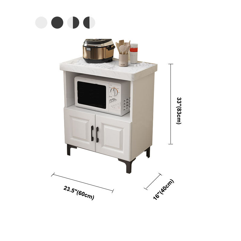 Modern Sideboard Stone Top Sideboard with Door for Kitchen Use Clearhalo 'buffet_sideboard' 'Buffets & Sideboards' 'furn' 'furn_buffet_sideboard' 'Furniture' 'Kitchen & Dining Furniture' 5960010