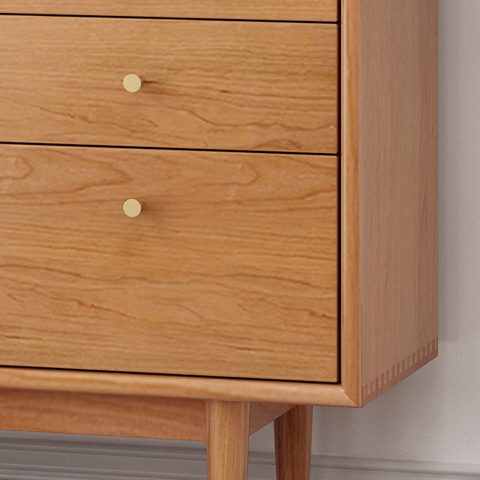 Modern indoor dressoir met laden matte afwerking dennenhout eetbuffet