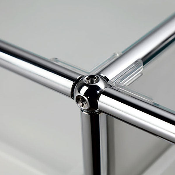 Buffet métallique blanc avec tiroirs buffet de restauration intérieure contemporaine