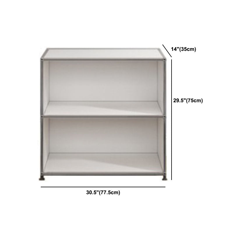 Buffet métallique blanc avec tiroirs buffet de restauration intérieure contemporaine