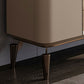 Sideboard a buffet in pietra e legno con supporto a buffet glam del cassetto