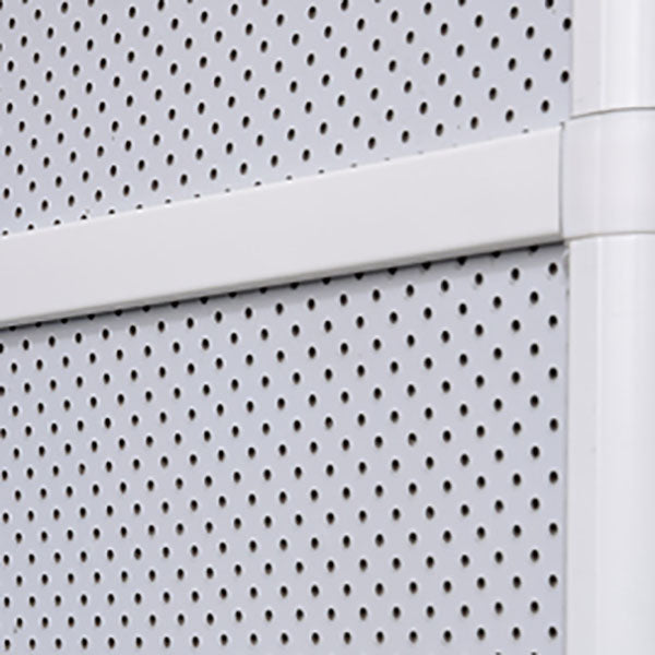 Aparador de metal con puertas de vidrio Servidor de comedor moderno para el hogar