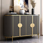 Technischer Holzbuffet Ständer mit Schränken Glam Buffet Sideboard