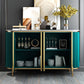 Technischer Holzbuffet Ständer mit Schränken Glam Buffet Sideboard