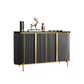 Technischer Holzbuffet Ständer mit Schränken Glam Buffet Sideboard