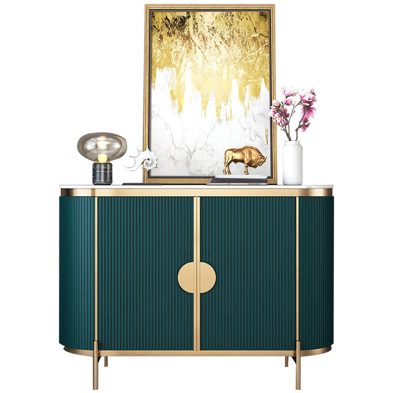Technischer Holzbuffet Ständer mit Schränken Glam Buffet Sideboard