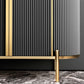 Technischer Holzbuffet Ständer mit Schränken Glam Buffet Sideboard