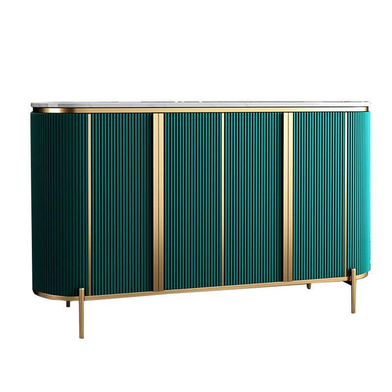 Technischer Holzbuffet Ständer mit Schränken Glam Buffet Sideboard