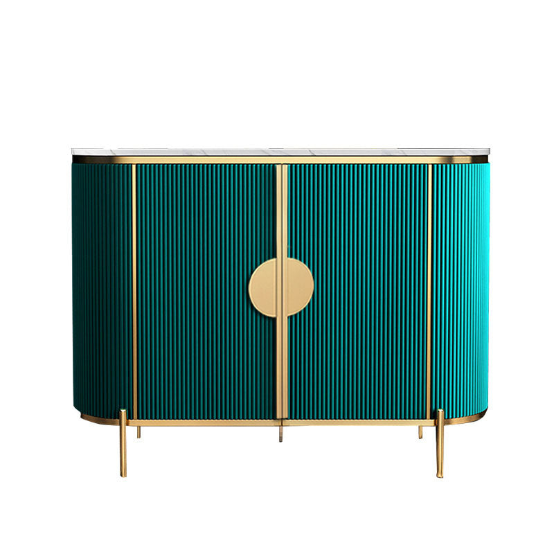 Technischer Holzbuffet Ständer mit Schränken Glam Buffet Sideboard