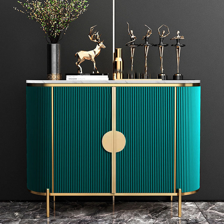 Technischer Holzbuffet Ständer mit Schränken Glam Buffet Sideboard