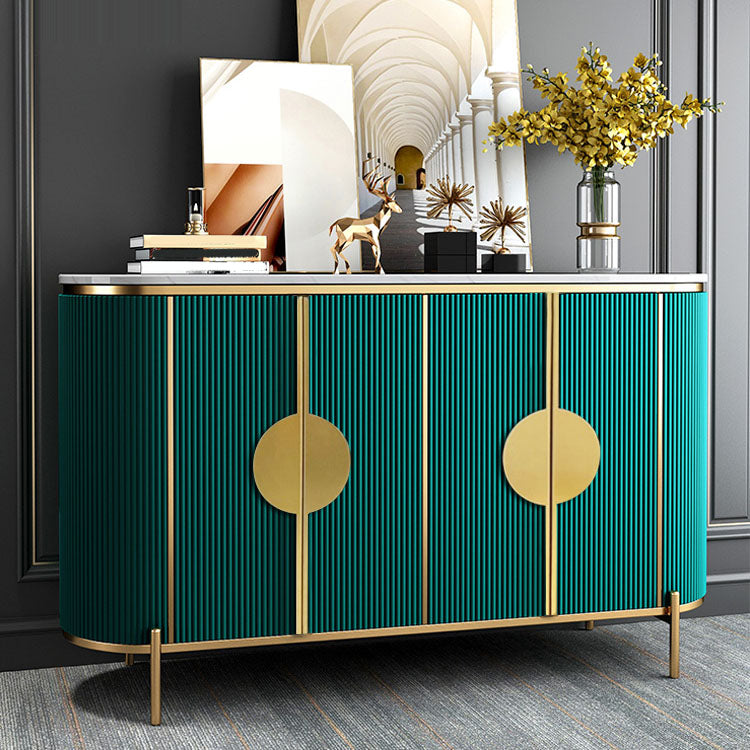 Technischer Holzbuffet Ständer mit Schränken Glam Buffet Sideboard