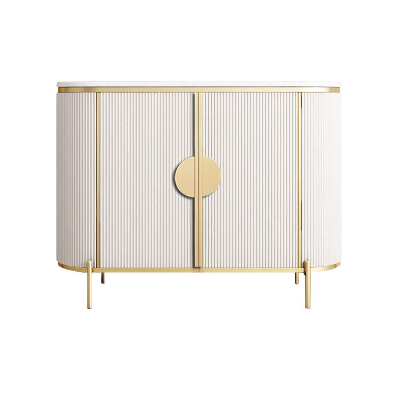 Technischer Holzbuffet Ständer mit Schränken Glam Buffet Sideboard