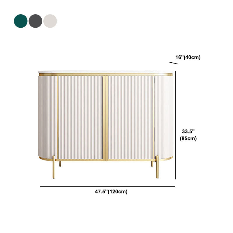 Technischer Holzbuffet Ständer mit Schränken Glam Buffet Sideboard