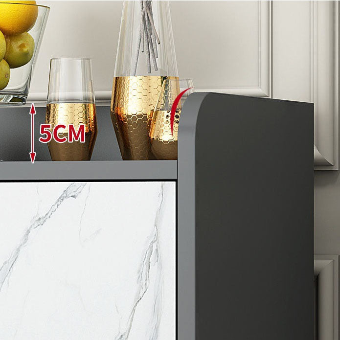 Buffet en bois d'ingénierie Stand de buffet contemporain pour salle à manger