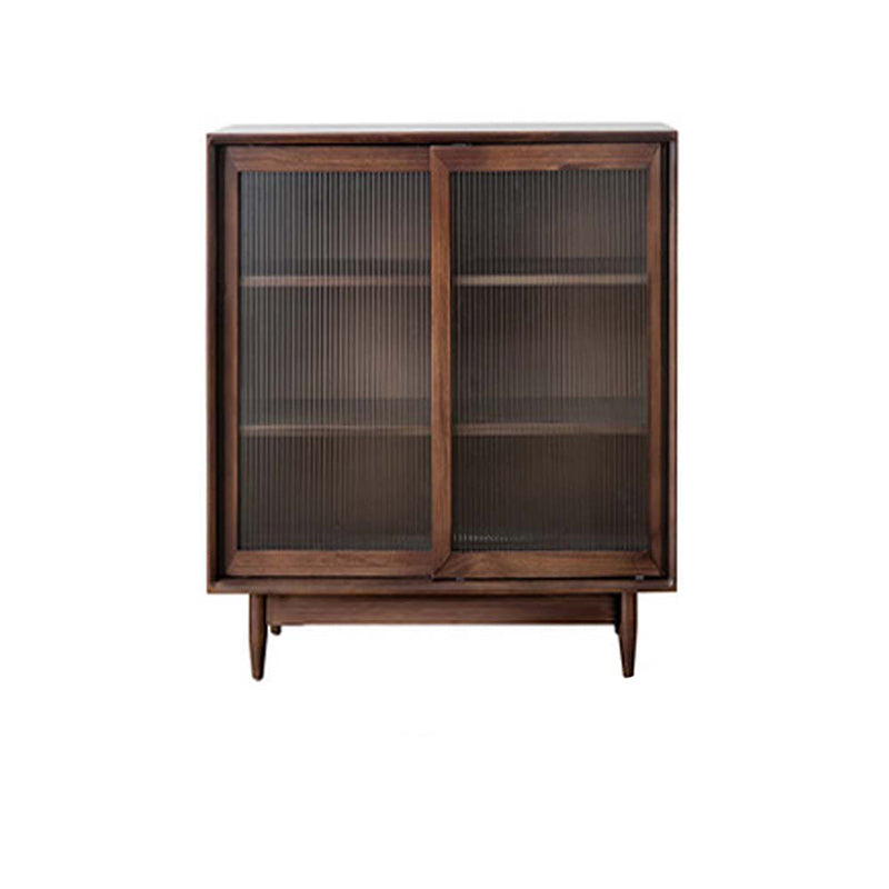 Finition mate buffet moderne buffet de cuisine avec des jambes en bois