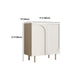 Contemporary White Wood Buffet Sideboard Adjustable Shelving Sideboard Clearhalo 'buffet_sideboard' 'Buffets & Sideboards' 'furn' 'furn_buffet_sideboard' 'Furniture' 'Kitchen & Dining Furniture' 5960603