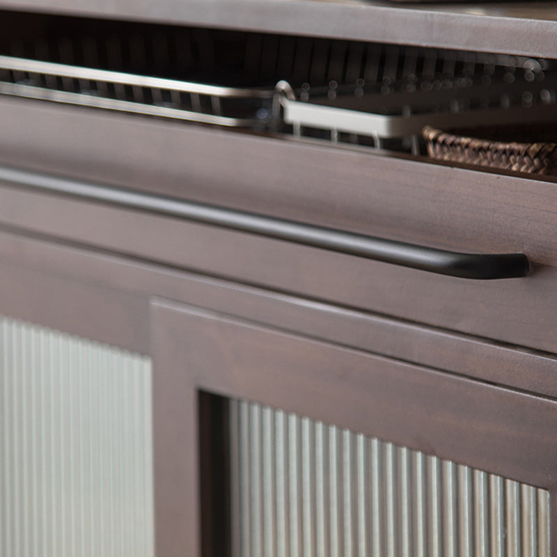 Serveur à manger en bois massif moderne buffet à 1 porte pour salle à manger