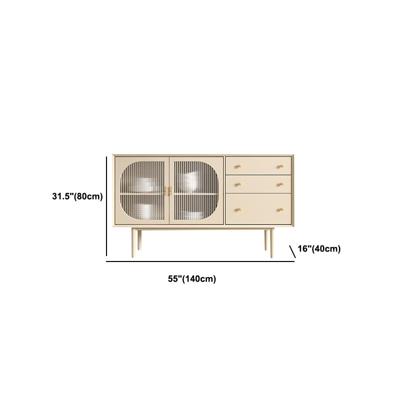 A buffet da pranzo contemporanea per cucina BEIGE BEGNOCCHETTO CON CAMBINE E CASSE