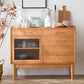 4-Drawer-Speiseserver zeitgenössischer Kiefer Massivholz Sideboard