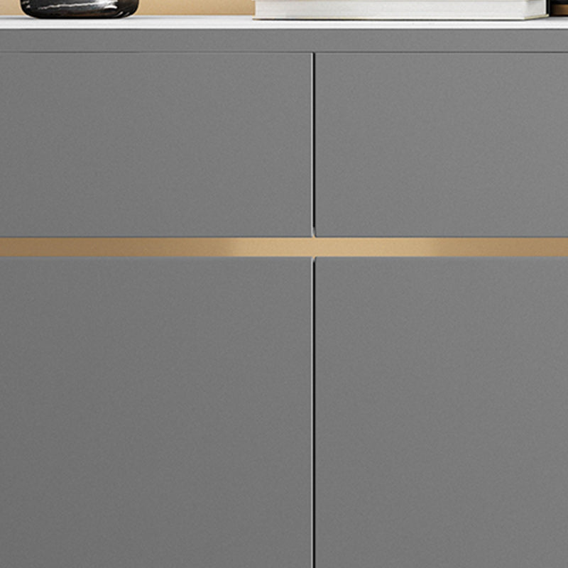 Sideboard glam con cassetti e sideboard della porta per sala da pranzo