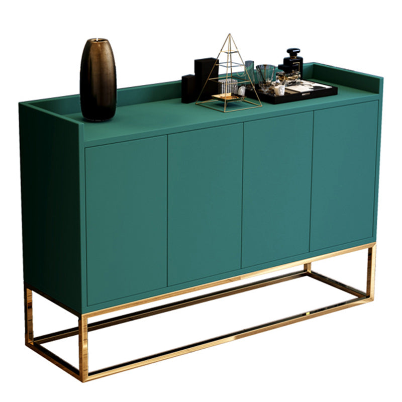 Matte Finish Pine Wood Buffet Modern Indoor Sideboard with Metal Legs Green Clearhalo 'buffet_sideboard' 'Buffets & Sideboards' 'furn' 'furn_buffet_sideboard' 'Furniture' 'Kitchen & Dining Furniture' 5960745