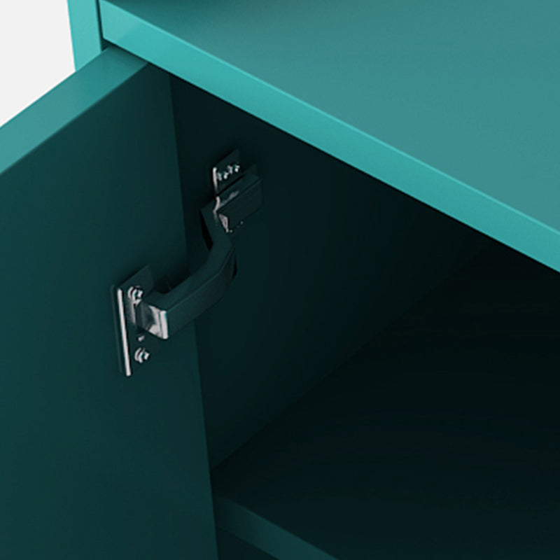 Matte Finish Pine Wood Buffet Modern Indoor Sideboard with Metal Legs Clearhalo 'buffet_sideboard' 'Buffets & Sideboards' 'furn' 'furn_buffet_sideboard' 'Furniture' 'Kitchen & Dining Furniture' 5960748